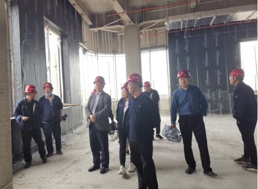 山西省402cc永利集团服务数据中心向导在山西建投四建集团山西·新源智慧项目调研