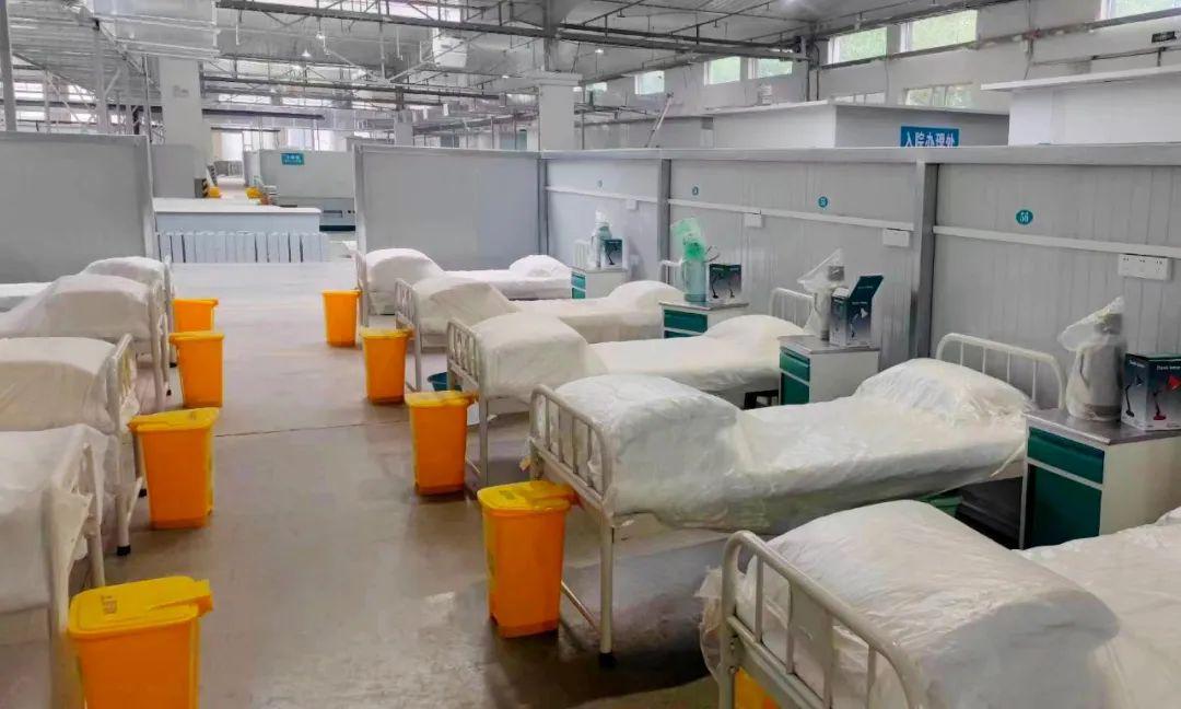 山西建投三建集团极速刷新长治市方舱医院