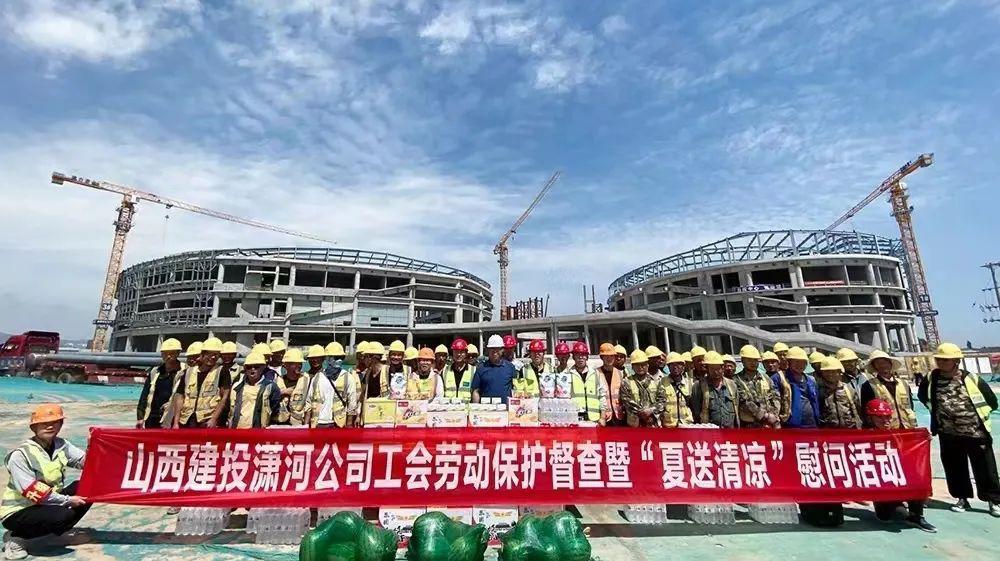 山西建投潇河工业公司钢结构专业承建的山阴县场馆402cc永利集团项目圆满完成指挥中心网架提升-402cc永利集团