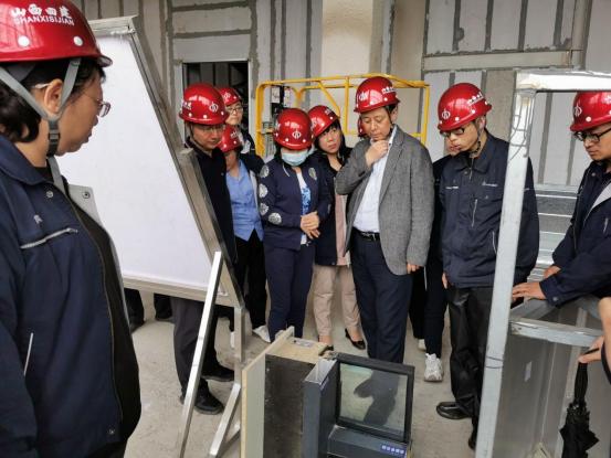 山西省402cc永利集团服务数据中心向导在山西建投四建集团山西·新源智慧项目调研-402cc永利集团