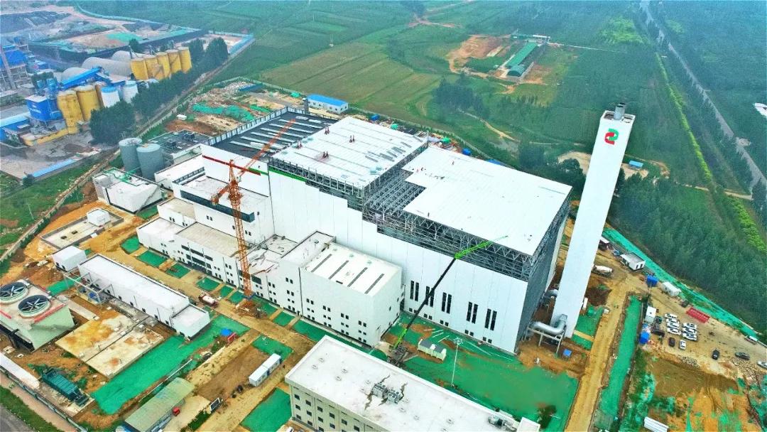 山西建投装置集团灵寿县生涯垃圾焚烧发电项目并网乐成