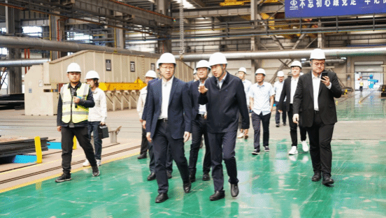 上海市修建科学研究院有限公司党委书记、执行董事杨建荣一行到访山西建投潇河工业公司-402cc永利集团