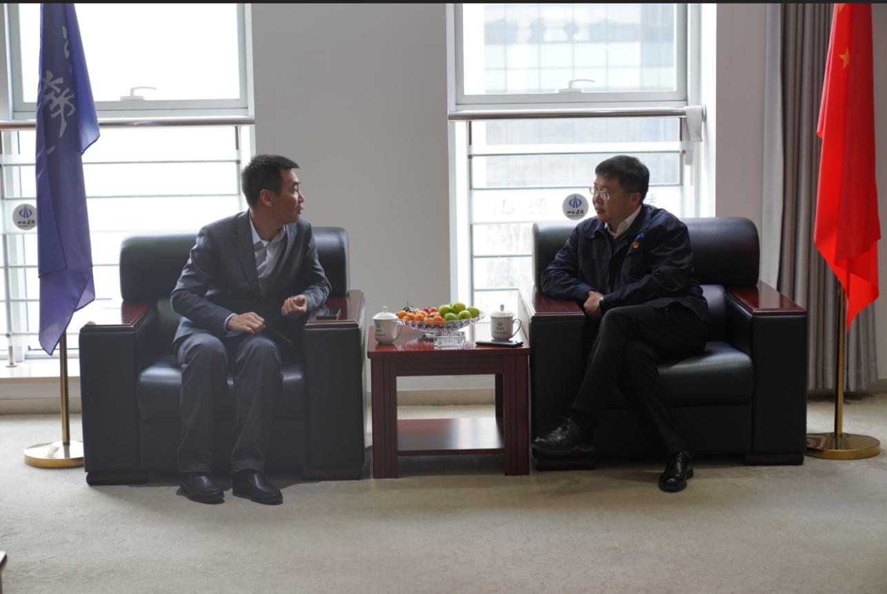 大唐网络副总司理高金龙到访山西建投装置集团洽谈相助