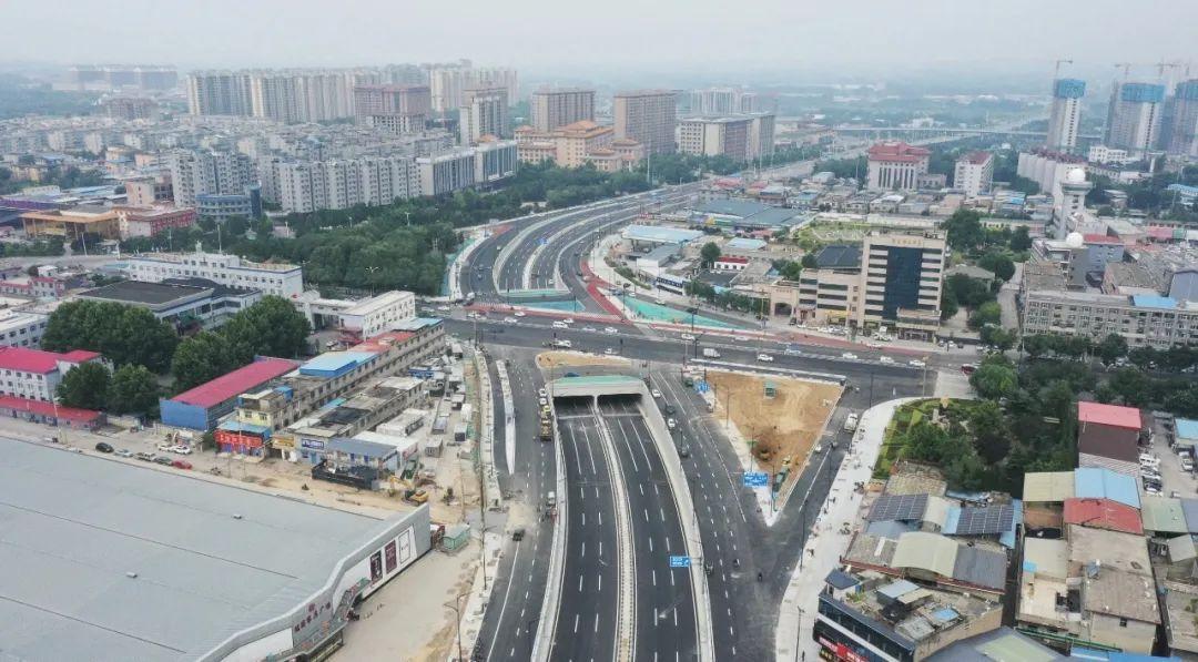 山西建投一建集团承建的临汾市三岔口刷新工程实现全线通车