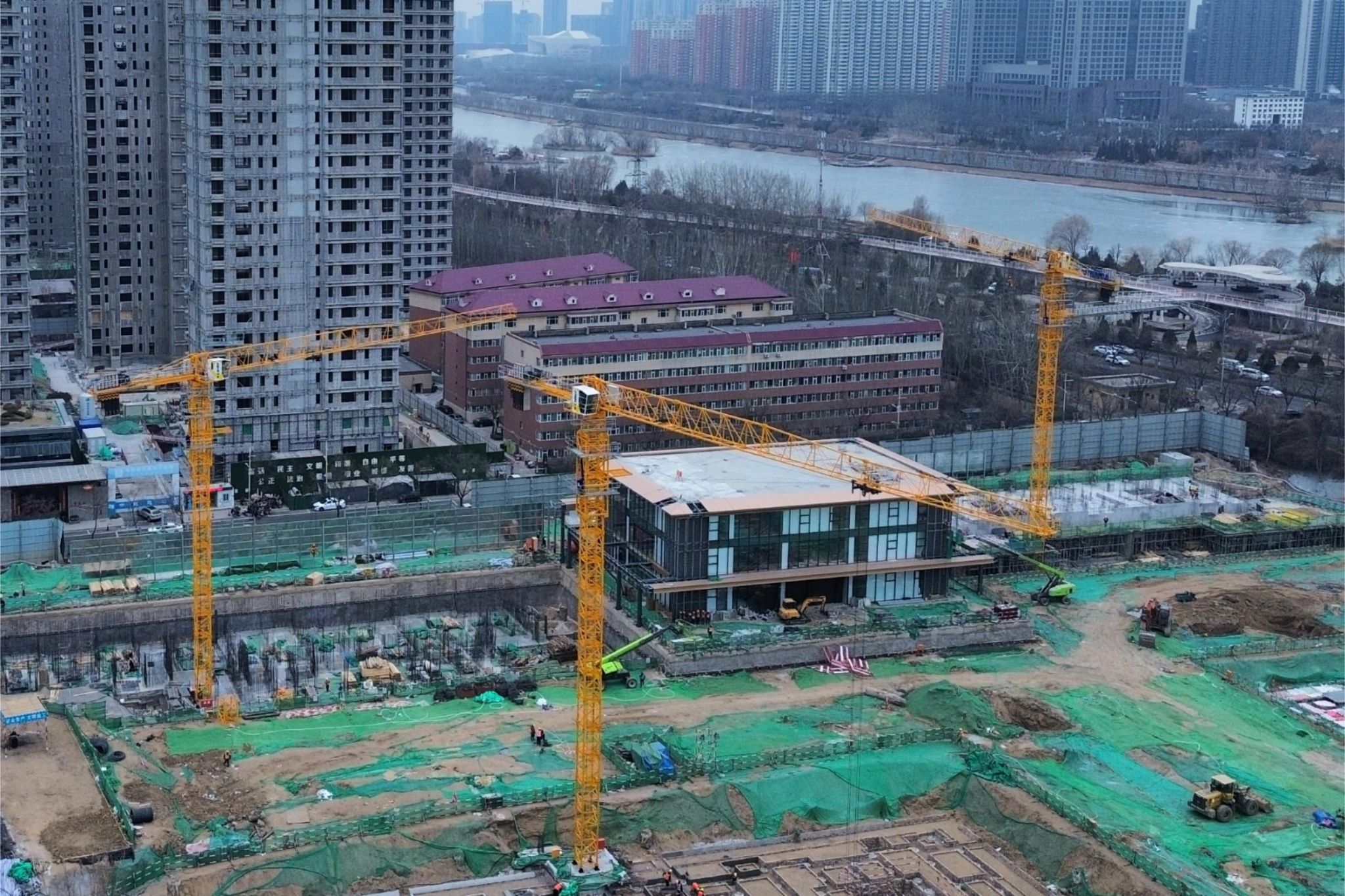 山西建投工程机械公司塔机助力项目高效402cc永利集团-402cc永利集团