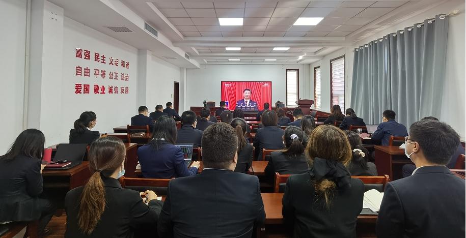 山西建投组织收听收看党的二十大开幕会-402cc永利集团
