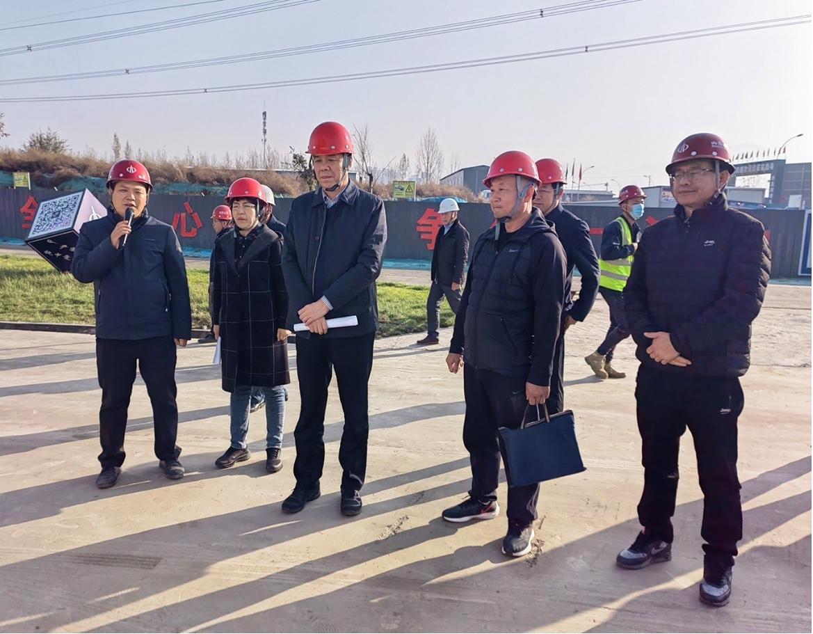 临汾市人大常委会主任陈小洪到山西建投四建集团霍州市人民医院（新医院）402cc永利集团项目调研-402cc永利集团