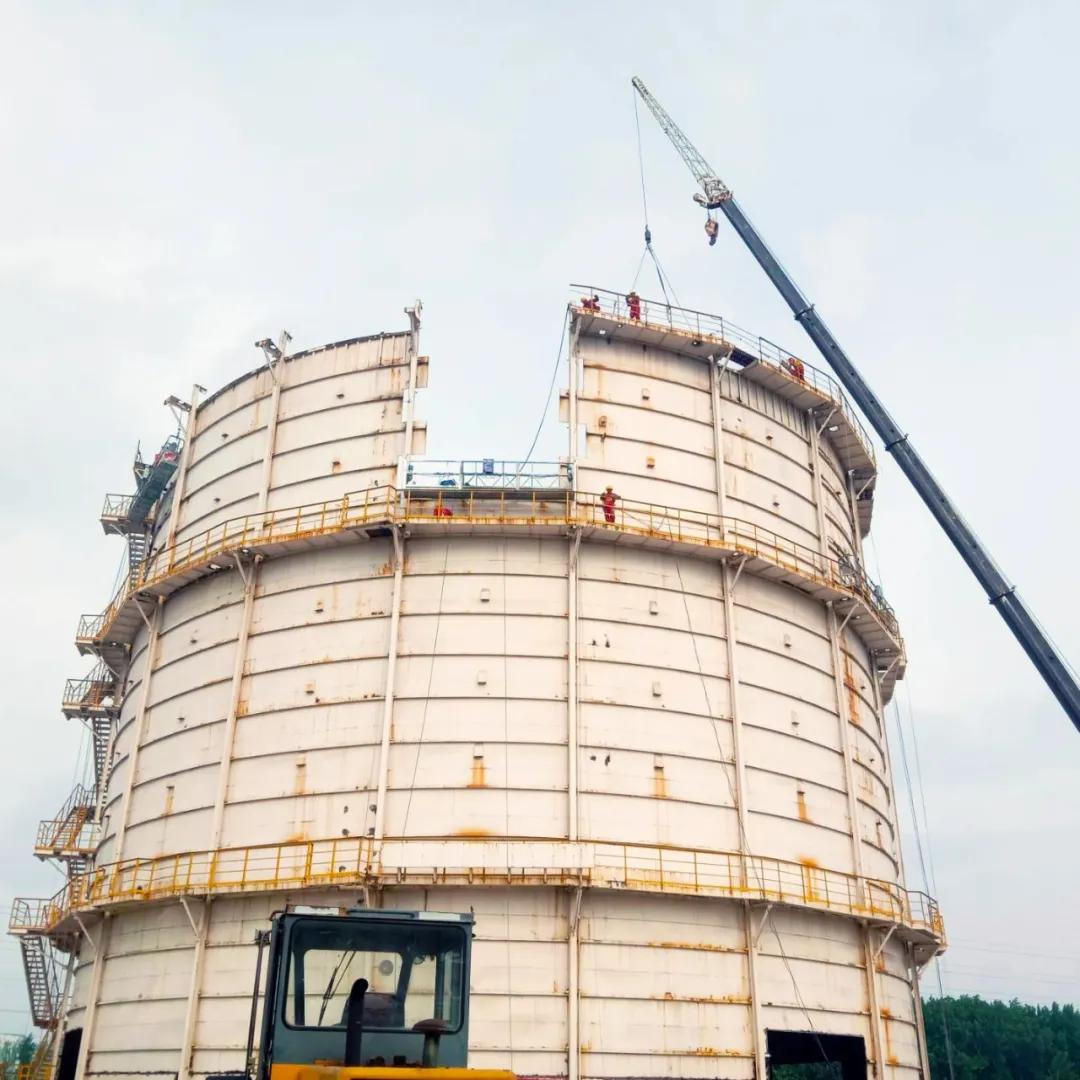 山西建投装置集团首个石化拆除项目施工取得突破性希望